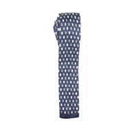 Krawaty i muchy męskie - Knit niebieski w kwadraty EM 80 - EM Men's Accessories - miniaturka - grafika 1