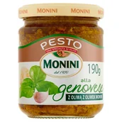 Sosy w słoikach - Monini SOS PESTO GENOVESE190G 190G - miniaturka - grafika 1