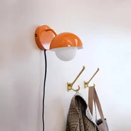 Lampy ścienne - Dyberg Larsen Rose kinkiet pomarańczowy błyszczący - miniaturka - grafika 1
