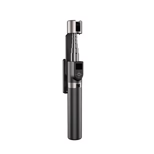 Selfie stick / kijek teleskopowy ze statywem Dudao F18B - czarny - Selfie stick - miniaturka - grafika 1