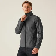 Kurtki i kamizelki sportowe męskie - Regatta Professional Męski softshell Octagon II Szaro-czarny, Rozmiar: 4XL - miniaturka - grafika 1