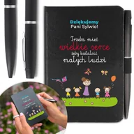 Notesy i bloczki - NOTES A6 + DŁUGOPIS Prezent na DZIEŃ NAUCZYCIELA - miniaturka - grafika 1