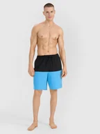 Kąpielówki męskie - 4F Spodenki plażowe męskie - niebieskie L - miniaturka - grafika 1