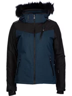 Kurtki narciarskie - Peak Mountain Kurtka narciarska w kolorze granatowym - miniaturka - grafika 1