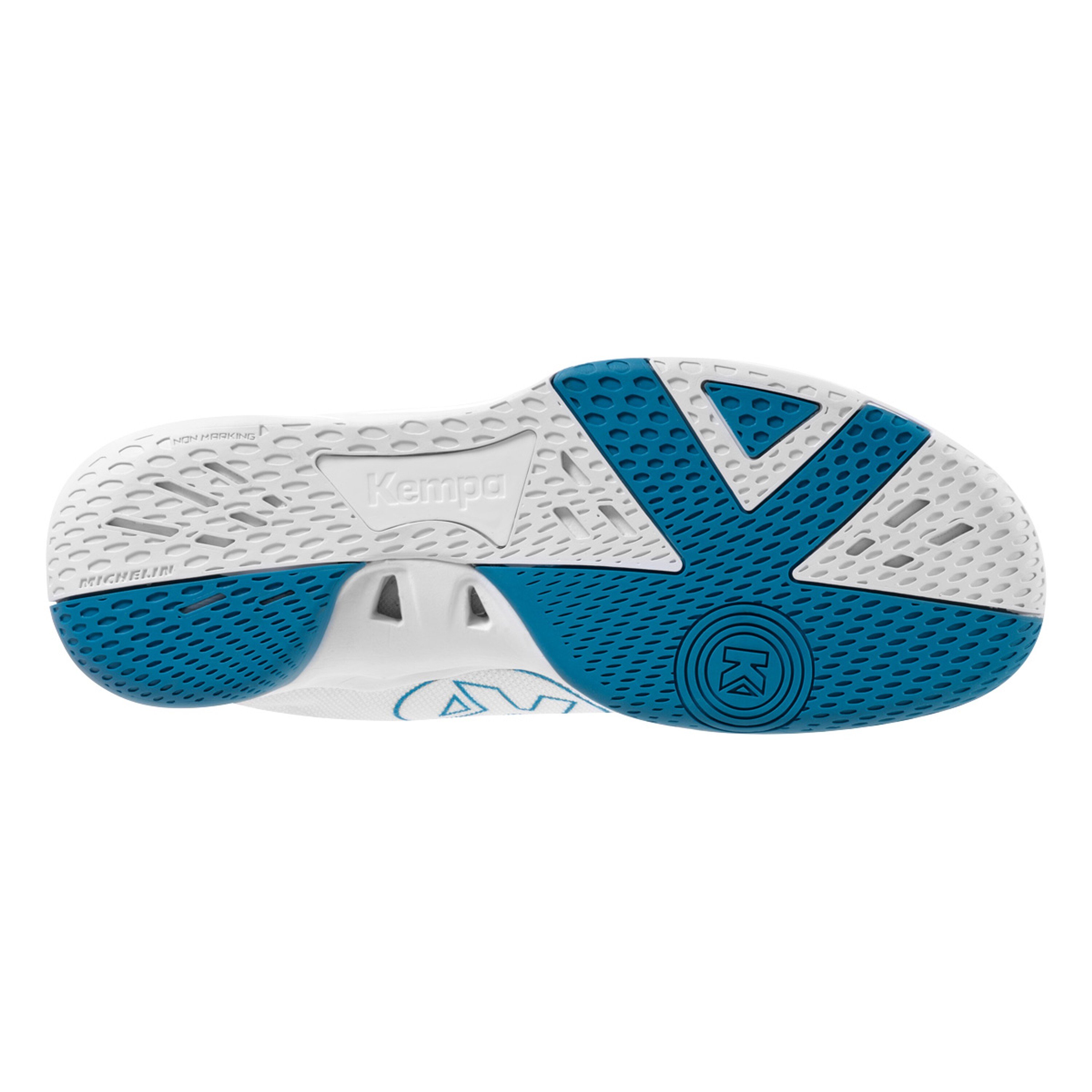 Kempa Buty piłkarskie Mixed Wing 2.0, biały/niebieski, 45.5 EU, Biały Niebieski, 45.5 EU