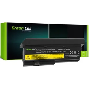 Green Cell Bateria akumulator do laptopa Lenovo IBM Thinkpad X200 7454T X200 7455 10.8V 9 cell - Baterie do laptopów - miniaturka - grafika 1
