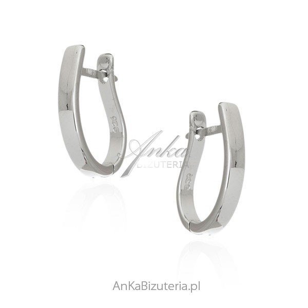 ankabizuteria.pl Kolczyki srebrne rodowane