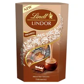 Inne słodycze - Lindt Lindor Tiramisu Praliny z czekolady mlecznej 200 g (15 sztuk) - miniaturka - grafika 1