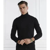 Swetry męskie - Lacoste Wełniany golf Regular Fit - miniaturka - grafika 1