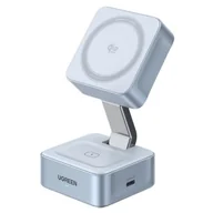 Ładowarki do telefonów - Ładowarka indukcyjna UGREEN W752 MagFlow Qi2 25W Szary - miniaturka - grafika 1