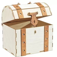 Pudełka i szkatułki - Kuferek drewniany na prezent z grawerem - miniaturka - grafika 1
