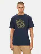Koszulki męskie - DC T-Shirt Rebuild Hss ADYZT05337 Granatowy Regular Fit - miniaturka - grafika 1