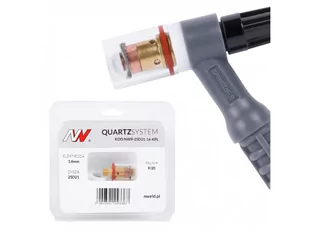 Zestaw części QUARTZSystem 9/20 mała soczewka (wymienne sitko) / 1,6 mm / dysza S / Spartus - NW9-25D21-16-KPL - Akcesoria spawalnicze - miniaturka - grafika 1