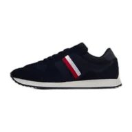 Buty sportowe męskie - Buty Tommy Hilfiger Runner Evo Mix M FM0FM04699 DW5 niebieskie - miniaturka - grafika 1