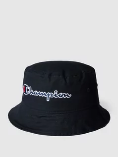 Czapki męskie - Czapka typu bucket hat z napisem z logo - grafika 1