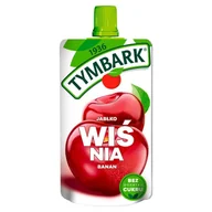 Soki i napoje niegazowane - Tymbark Mus jabłko wiśnia banan 120 g - miniaturka - grafika 1