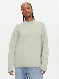 Calvin Klein Sweter J20J224636 Zielony Regular Fit - Swetry damskie - miniaturka - grafika 1