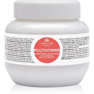 Kallos KJMN Multivitamin Energizująca Maska Do Włosów 275ml - Maski do włosów - miniaturka - grafika 1