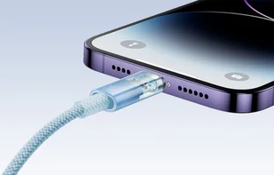Kabel szybko ładujący Baseus USB-C do Lightning Explorer Series 2m, 20W (niebieski) - Kable - miniaturka - grafika 14