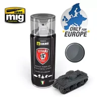 Akcesoria i części modelarskie - Ammo: Titans Matt Primer - Panzergrau German Dark Grey 400 ml - miniaturka - grafika 1