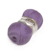 Pasmanteria - Włóczka Alize Angora Gold nr 312 fioletowy - miniaturka - grafika 1