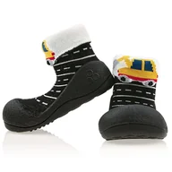 Skarpetki dla dzieci - Lekkie I Elastyczne Buciki Attipas® Two Style Black 10,8 Cm / 19 Antypoślizgowe - miniaturka - grafika 1