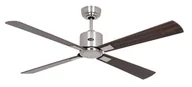 Wentylatory sufitowe - Energooszczędny wentylator sufitowy z pilotem Eco Neo III WiFi 132 cm szczotkowany chrom Łopatki orzech / wiśnia - miniaturka - grafika 1