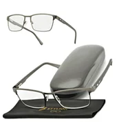 Okulary korekcyjne, oprawki, szkła - Plusy +2.25 Męskie okulary do czytania korekcyjne ST330 - miniaturka - grafika 1