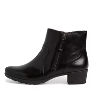 Botki damskie - Jana Damskie Softline 8-25373-41 wygodne uniwersalne buty klasyczne buty na co dzień botki, czarny, 41 EU Weit - miniaturka - grafika 1
