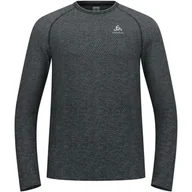 Koszulki sportowe męskie - Koszulka z długim rękawem do biegania męska Odlo ESSENTIAL SEAMLESS - miniaturka - grafika 1