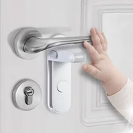 Zabezpieczenia dla dzieci - BLOKADA DRZWI OKNA SZUFLAD KLAMKI PRZED DZIEĆMI ZAMKNIĘCIE ZABEZPIECZENIE - miniaturka - grafika 1