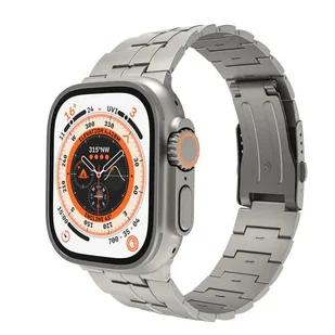 BRANSOLETA DO ZEGARKA APPLE WATCH ULTRA/ULTRA 2 44/45/46/49mm SREBRNA - Akcesoria do smartwatchy - miniaturka - grafika 1
