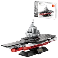 Klocki - Klocki konstrukcyjne Wange 3520 - Lotniskowiec z II Wojny Światowej, 392 elementy - miniaturka - grafika 1