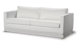 Dekoria pl pl Pokrowiec na sofę Karlstad 3-osobową nierozkładaną długi kremowa biel 204 x 89 x 66 cm Etna 5901775086853 - Pokrowce na meble - miniaturka - grafika 1