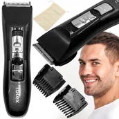 Trymery - Bezprzewodowa maszynka do strzyżenia włosów brody golarka trymer 2w1 Rotex RHC150-S - miniaturka - grafika 1