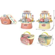 Zabawki AGD - Zestaw kuchenny w koszu Merkpol - miniaturka - grafika 1