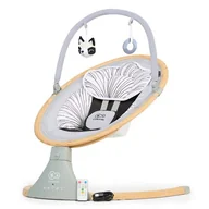 Leżaczki i huśtawki - KinderKraft Lumi Wooden Leżaczek Bujaczek 2W1 - miniaturka - grafika 1