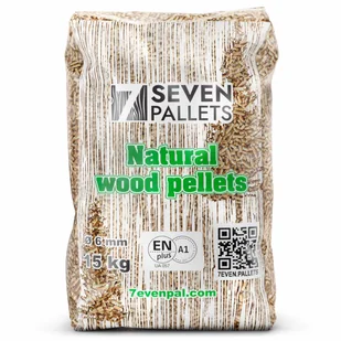 Pellet drzewny Seven Pallets ENplus A1 z DARMOWĄ DOSTAWĄ - Materiały opałowe - miniaturka - grafika 1