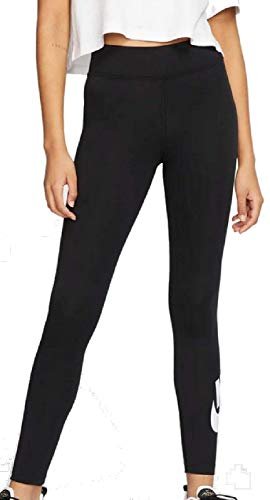 Nike damskie spodnie sportowe W Nsw Legasee Lgng Hw Futura czarny Black/(White) X-L
