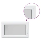 Tablice i flipcharty - vidaXL Okno piwniczne RISOR 100x50 cm uchylno-rozwierne DIN lewe białe - miniaturka - grafika 1