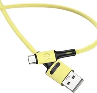 Kable USB - Kabel USB Usams USB-A - USB-C 1 m Żółty 69876-uniw - miniaturka - grafika 1