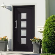 Drzwi zewnętrzne - Drzwi wejściowe zewnętrzne, antracytowe, 88 x 200 cm 279187 VIDAXL - miniaturka - grafika 1