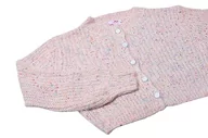 Swetry damskie - myMo Damski kardigan Lazy Chic z okrągłym dekoltem różowy, rozmiar XS/S, Rosa, XS - miniaturka - grafika 1