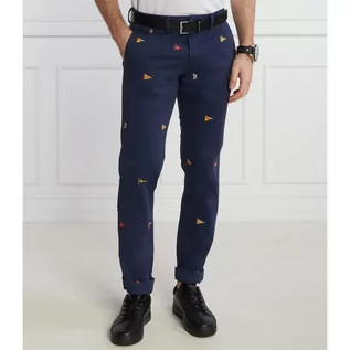 Spodnie męskie - POLO RALPH LAUREN Spodnie chino | Slim Fit | stretch - grafika 1