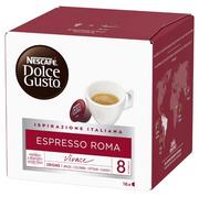 Kawa w kapsułkach i saszetkach - Kapsułki Nescafé Dolce Gusto Espresso Roma 16 sztuk - miniaturka - grafika 1