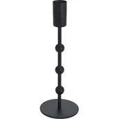 Świeczniki - Świecznik 19,5 x 7 cm czarny - miniaturka - grafika 1