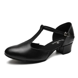 Buty do tańca Burtan Swing Ludowe, Trening, Skórzane - Pozostały sprzęt i akcesoria do ćwiczeń - miniaturka - grafika 1