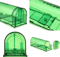 Akcesoria dla gryzoni - PUŁAPKA NA MYSZY GRYZONIE TUNEL ŁAPKA ŻYWOŁAPKA HUMANITARNA - miniaturka - grafika 1