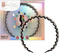 Ozdoby do włosów - Invisibobble Invisibobble Hairhalo Rosie Fortescue opaska do włosów z kryształami Trendy Treasure - miniaturka - grafika 1