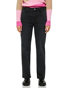 Street One Damskie spodnie jeansowe Casualfit, Czarny denim sprany, 28W / 30L - Spodnie damskie - miniaturka - grafika 1